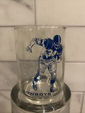 VTG (60s?) Dallas Cowboys NFL Football Rare Juice /Beer 4” Glass Drinking Cup picture