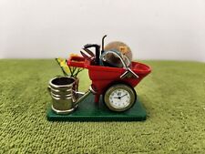 Waterbury Clock Company Presented By TIMEX “Garden Cart” Desk Clock 3.5