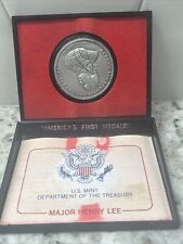 Major Henry Lee America's First Medals Pewter Coin picture