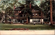 1909 Country Auto Club Cleveland Ohio Antique Postcard Mansion Architecture picture