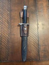 Vintage Swiss Military Wenger M 1957 Bayonet With Scabbard & Frog NICE LOOK picture
