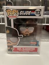 Funko POP Retro Toys: G.I. Joe - SGT. Slaughter #113 2022 FCLE New w/Protector picture
