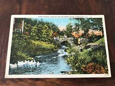 Stone Bridge Head of the Delaware River Stamford New York Postcard picture