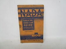 Vintage June 17 to July 16, 1937 NADA Official Used Car Guide picture
