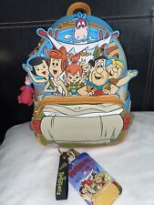 HTF The Flintstones Loungefly With Handmade Bag Charm & Keychain picture