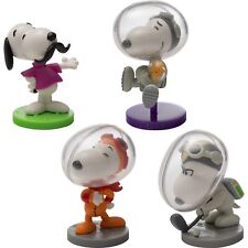 Complete Set of 4 Snoopy in Space 3.5-in Collectible Vinyl Sculpture Figures picture