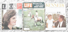 🔴JFK - Kennedy - LIFE and LOOK Magazines - Lot of 3 - 1962-1963-1964-Great Ads picture