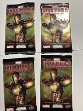 Lot of 4 Sealed Iron-Man 3 Movie Trading Card Packs picture