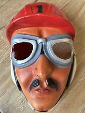 Vtg 50s Van Dam Made In France Halloween Mask Speed Racer Race Car Driver RARE picture