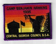 Camp Benjamin Hawkins 1995 Central Georgia Council BSA PUR Bdr. [GT-805] picture
