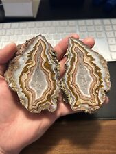 Stunning Laguna-like Moroccan Agate Pair  picture
