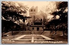 Oregon Stronghold Center~aka Castle~Christian Camp~Pool/Diving Board~Chapek RPPC picture