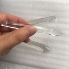 10pcs 100mm Crystal Multifaceted Chandelier Lighting Part U-Drop Pendant Prisms picture