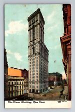 New York City NY, the Times Building, Antique Vintage Souvenir Postcard picture