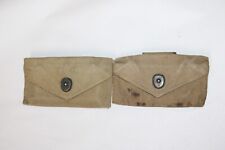 WWII US  First Aid Bandage Pouch LOT OF 2 picture