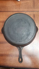 Vintage Puritan by Griswold No #10 Cast Iron Skillet Pan 1506 Heat Ring AAFA USA picture