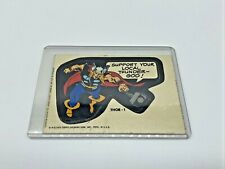 Marvel Super Heroes THOR 1975 Topps Sticker SUPPORT YOUR LOCAL THUNDER GOD picture
