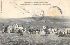 CPA MOROCCO CAMP DU BUTCHERON BIVOUAC DE LA COLUMN DU LITTORAL 1907 08 picture