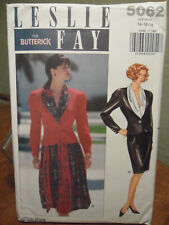 Butterick Pattern 5062 Leslie Fay MISSES Skirt & Top Sz 14-18 UNCUT NOS picture