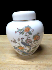 WEDGWOOD JAPANESE KUTANI CRANE GINGER JAR  EXCELLENT   (2 AVAILABLE) picture