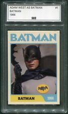 Custom 1966 Batman Adam West as Batman Trading Card #1 picture