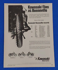 1967 KAWASAKI MOTORCYCLE CLASSIC PRINT AD JAPANESE COMMANDER AVENGER SAMURAI picture