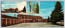 Pink Cliffs Motel & Cafe Bryce Canyon Utah Oversized Vintage Unposted Postcard picture