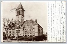 Cambridge Massachusetts~Front of City Hall From Street B&W~Vintage Postcard picture