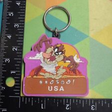 WARNER BROTHERS 1996 TAZMANIAN DEVIL RUBBER USA FOB TAZ KEY CHAIN - NICE picture