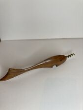 Vintage Teak Wooden Swordfish Corkscrew And Bottle Opener. Mid-century ModernVGC picture