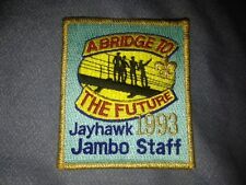 MINT 1993 national Jamoboree Patch Jayhawk Jambo Staff GMY Border picture