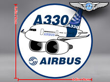 AIRBUS A330 A 330 PUDGY ROUND DECAL / STICKER picture