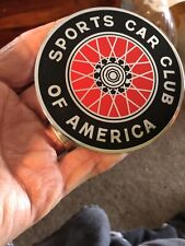 Vntge New York Region Sports Car Club of America Metal Grill Badge Emblem Topper picture