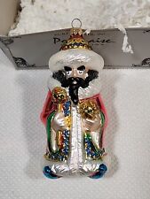 Vtg Kurt Adler Tsar Iwan Russian Czar Glass Ornament King picture