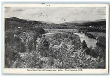 1923 Starr King View Pemegewasset Valley West Campton New Hampshire NH Postcard picture