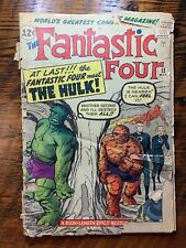 Fantastic Four #12 (1963) 1st Meeting Of The F.F. And The Hulk picture