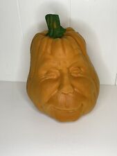 Vintage 1980's Todd Masters Jock O Lantern Foam Pumpkin Halloween 9in W Teeth  picture