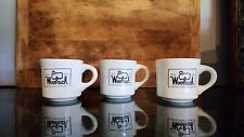 Woolrich 150th Anniversary Mugs 1980 White Sheep Vintage Coffee / Tea Mugs USA picture