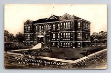 York NE-Nebraska RPPC The Lutheran Hospital Auto Real Photo 1910 Old Postcard picture
