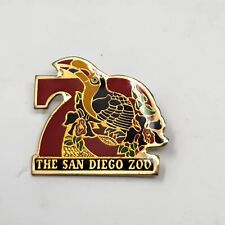 San Diego Zoo 70th Anniversary Toucan Vintage Lapel Pin Very Nice picture