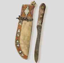 Antique Style Indian Beaded Sheath, Native American Sioux Handmade Knife Sheath picture