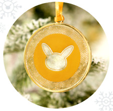 Pokémon Center Pikachu Winter Wonders Christmas Tree Brass Ornament NEW SEALED picture