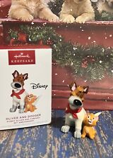 Hallmark Ornament Disney Oliver & Company Dodger 35th Anniversary Figure NEW Dog picture