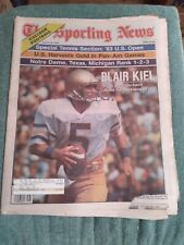 The Sporting News August 29, 1983 Notre Dame Quarterback Blair Kiel picture