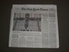 2018 DECEMBER 4 NEW YORK TIMES - GEORGE H. W. BUSH COFFIN ARRIVES IN WASHINGTON picture