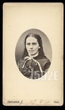 RARE CDV of Elizabeth Richards Tilton Journalist Suffragist 1800s Photo picture