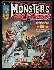 Monsters Unleashed #9 VF/NM 9.0 Frankenstein Wendigo Marvel 1974 picture
