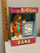 Vintage 1992 The Flintstones Fred Flintstone Coin Bank Hanna-Barbera Never Used picture