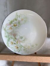 Antique Hand Painted White Daisies J &C Jaeger & Co - Germany Dayton  6