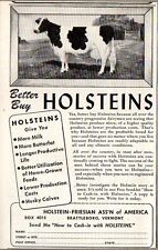 1948 Print Ad Holstein Cows Holstein-Friesian Assoc Brattleboro,VT picture